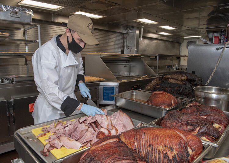 Local sailor serves up Christmas feast